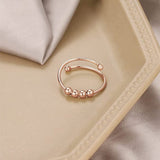 Bague d'anxiété ajustable pour femme