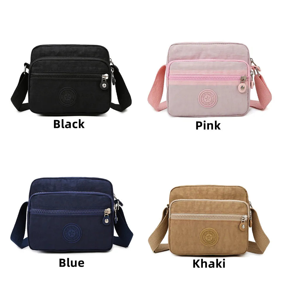Lightweight large capacity shoulder bag