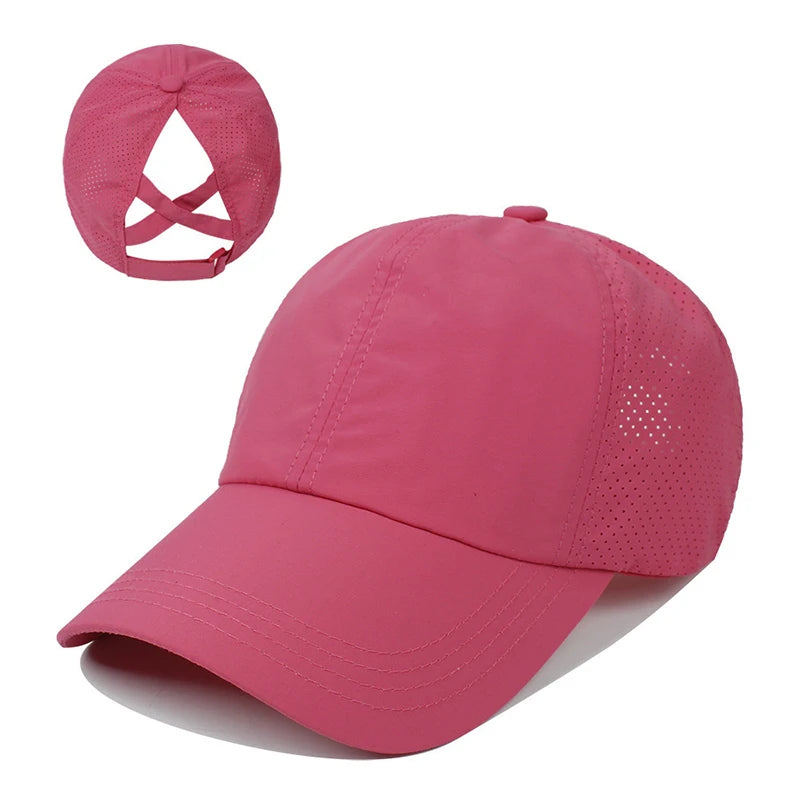 Women's Quick Dry Ponytail Cap