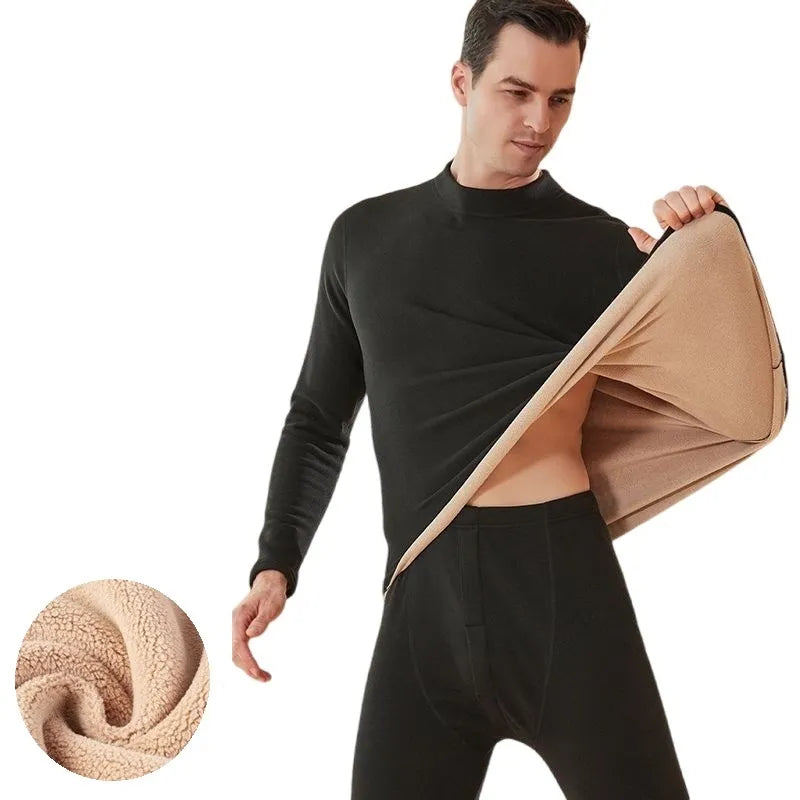 Men's 2-Piece Thermal Underwear Set, Fleece Lined