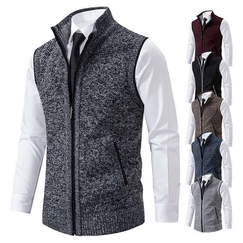 Sleeveless Knitted Vest