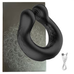 Anneau vibrant en silicone - Homme