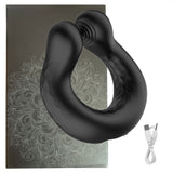 Anneau vibrant en silicone - Homme