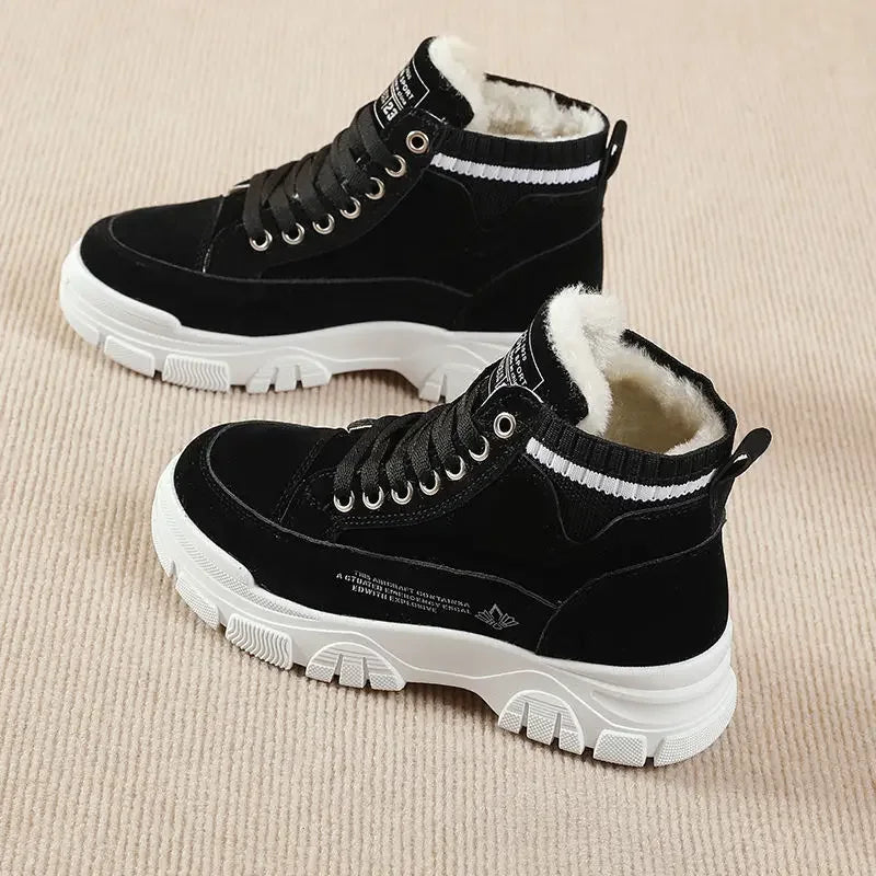 Bottines de Neige Fourrées et Imperméables - Femme