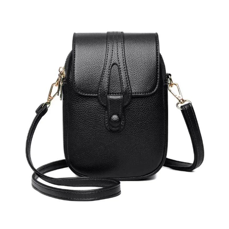 Petit Sac Bandoulière Vintage Femme en Cuir PU - Élégance Rétro & Format Pratique