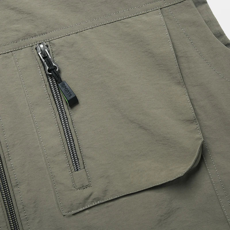 Gilet Demi Saison Léger et Multi Poches