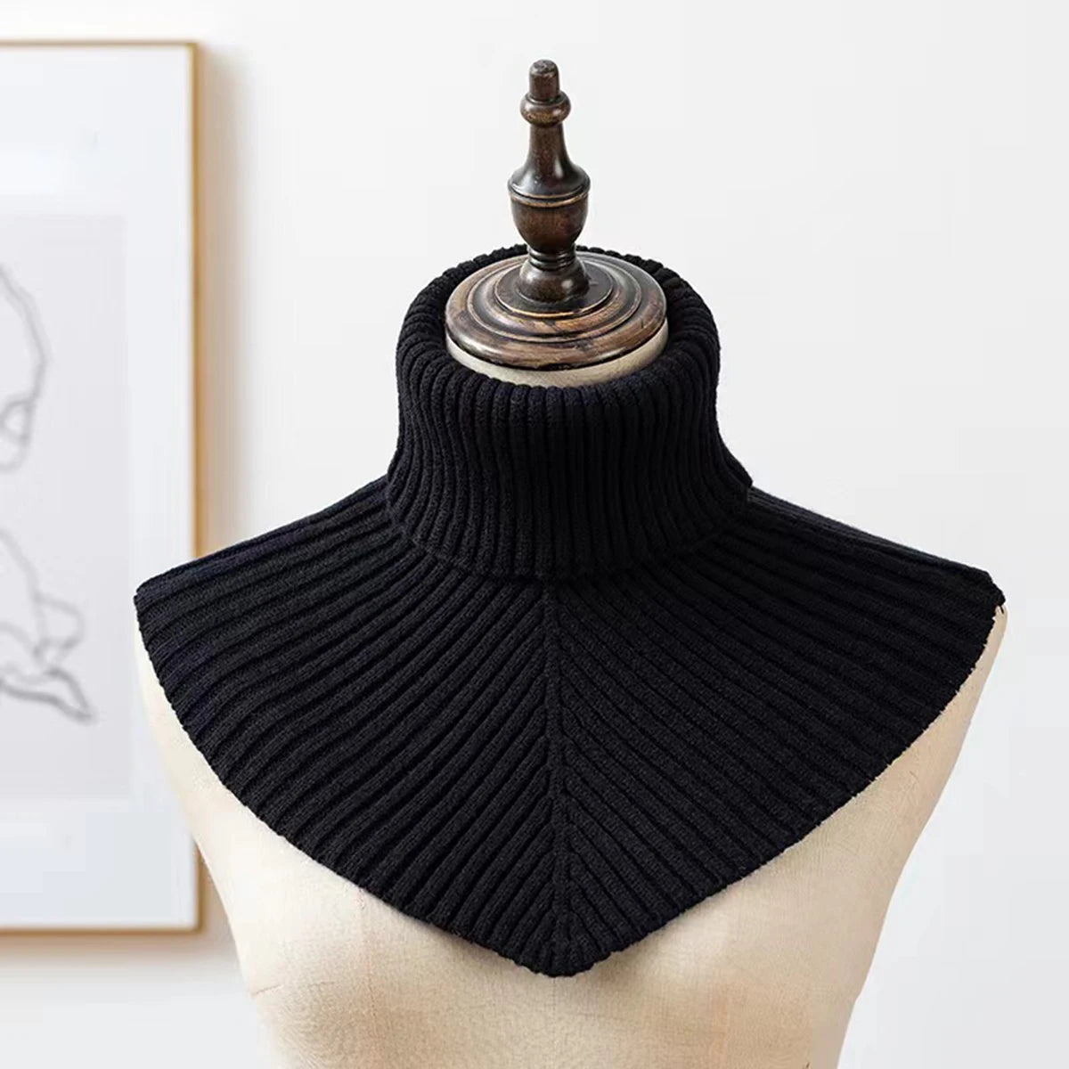 Warm Knit Mock Neck