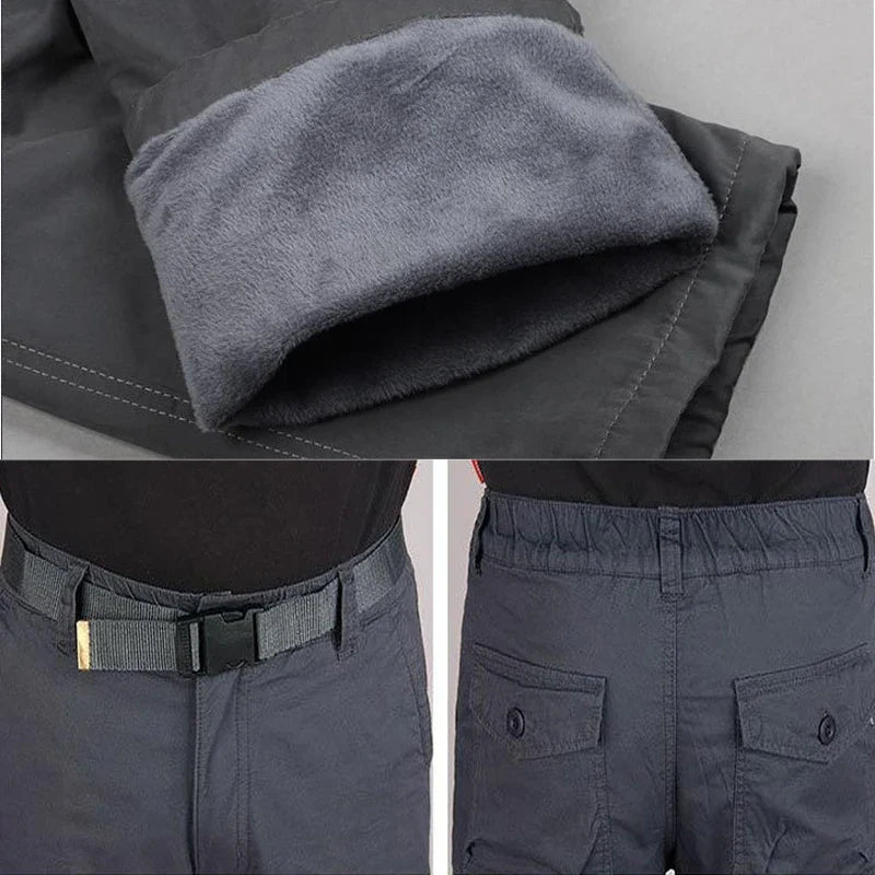 Thermal Military Trousers - Multi-pocket Fleece Lined