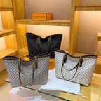 Sac à main Cabas en Cuir PU à motif Grande capacité