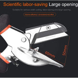 Ciseaux biseautés multi-angles de 45 à 135° - 10 Lames OFFERTES