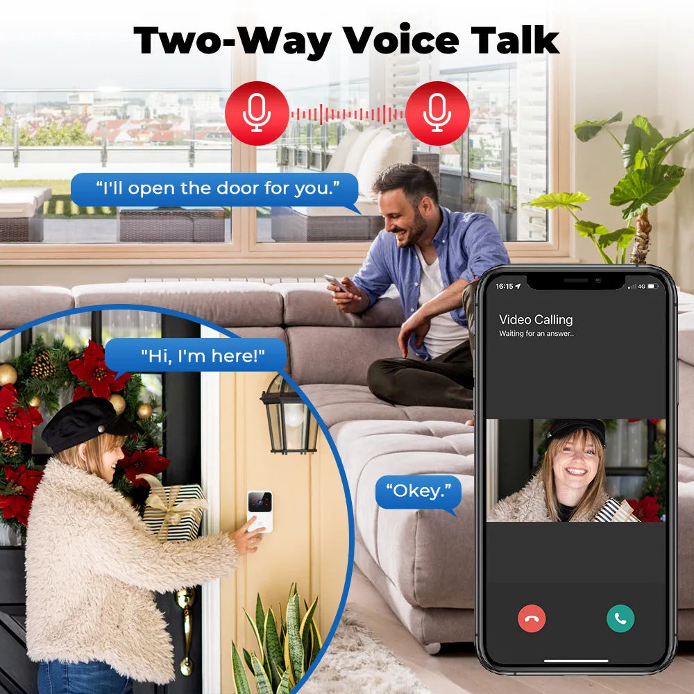 Wireless WiFi Video Smart Doorbell