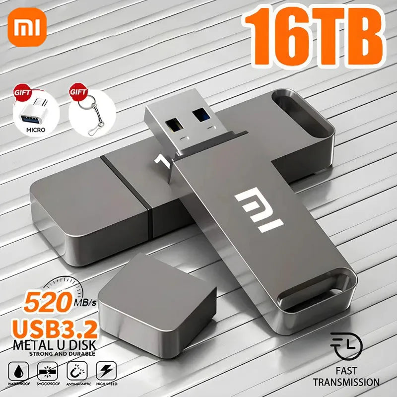 Xiaomi – USB 3.2 16TB Flash Drive + FREE Micro USB Adapter