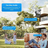 Caméra de Surveillance à double lentille avec vision nocturne et alarme