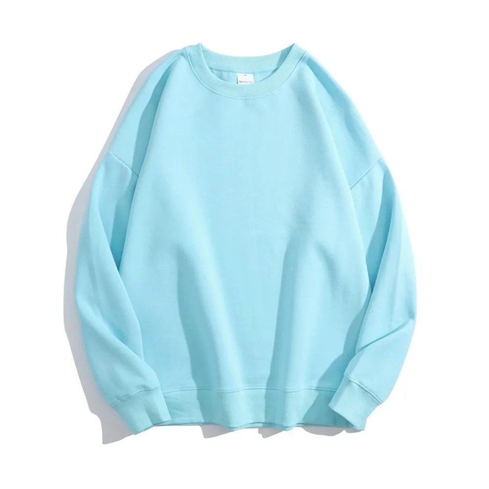 Sweat Shirt Mixte Surdimensionné à Col Rond