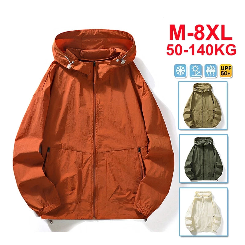 Ultra-light windproof hooded jacket
