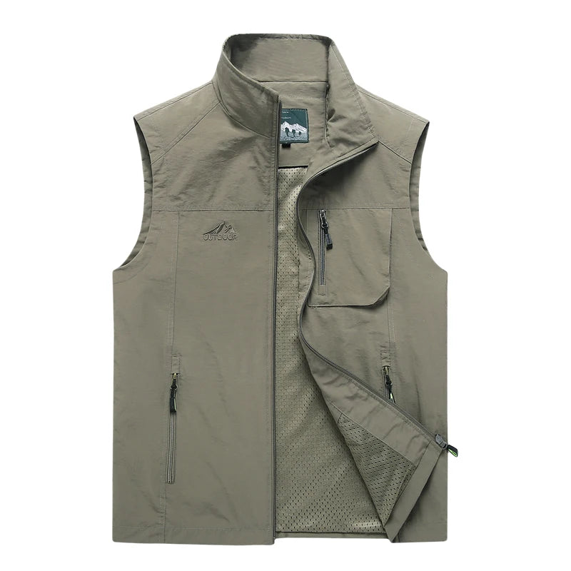 Gilet Demi Saison Léger et Multi Poches