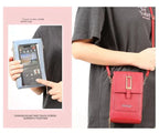 Leather Tactile Phone Wallet Pouch