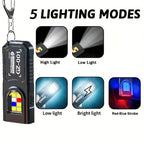 2X Mini LED Ultra-Powerful Keychain Light