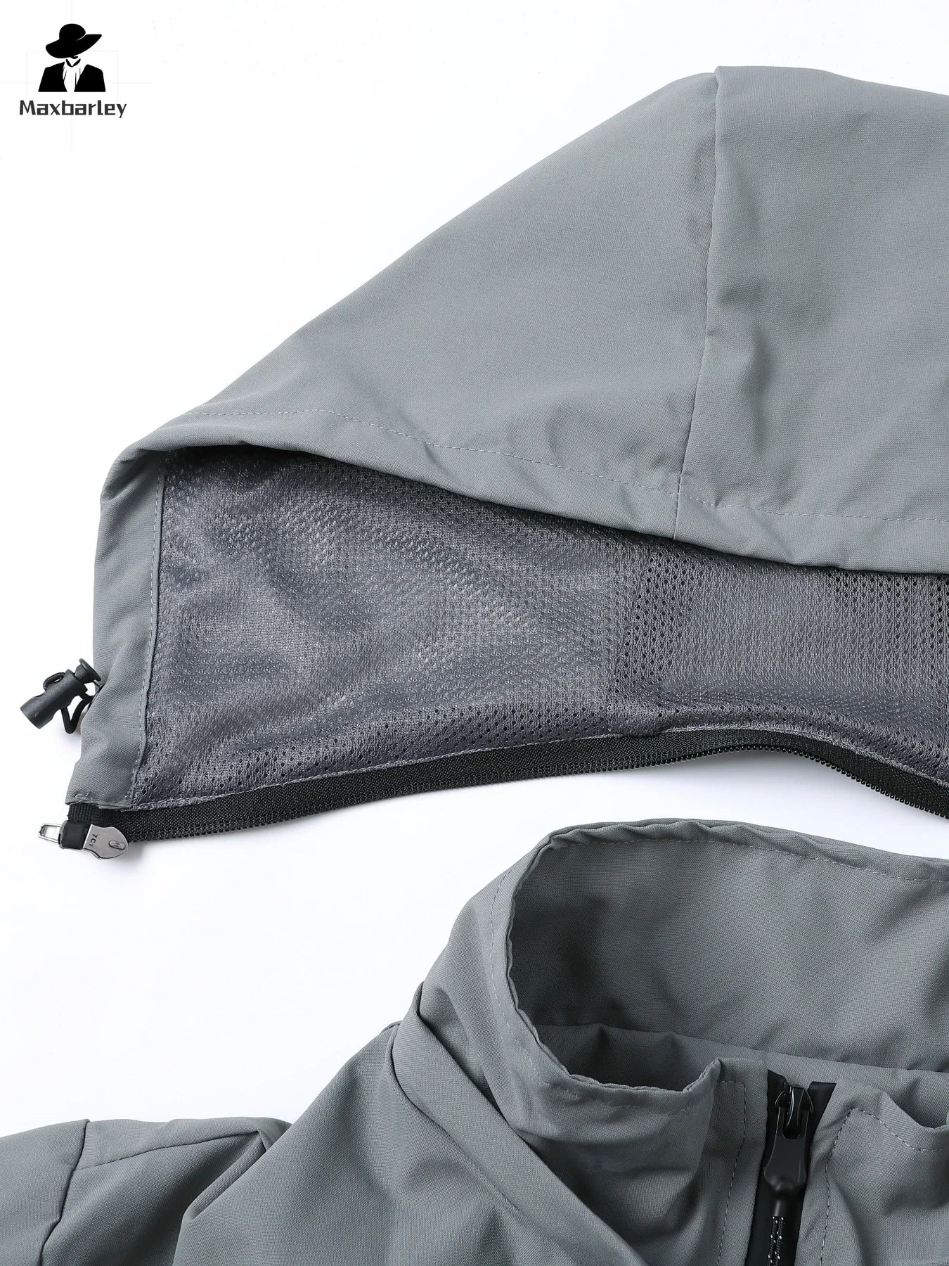 Coupe-vent tissu déperleant avec capuche amovible - Homme