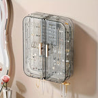 Large Capacity Wall-Mounted Jewelry Box