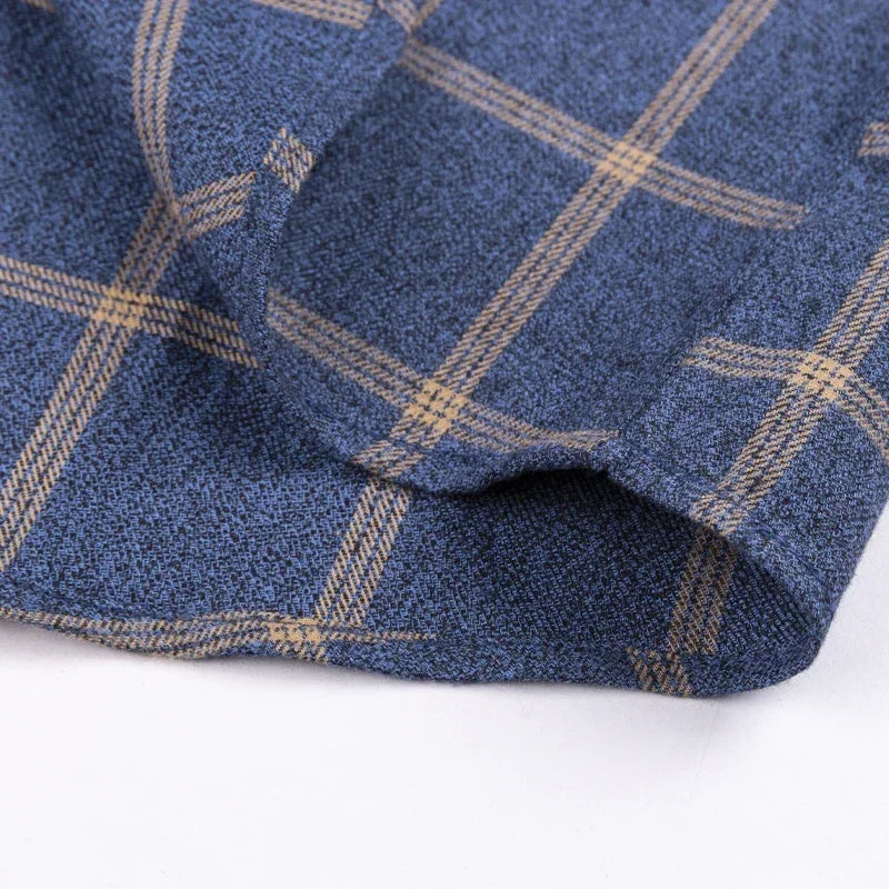 Chemise en Coton à Carreaux