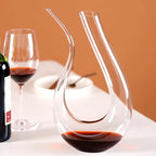 Crystal wine decanter