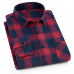 Chemise en Coton à Carreaux