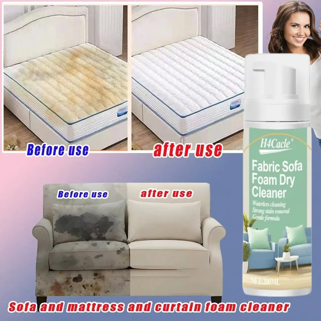 2x Fabric Dry Foam Stain Removers - Mattresses, Sofas, Carpets...