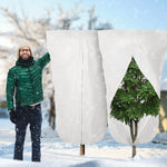 Housse d'isolation coupe-vent et anti-gel pour plantes et arbustes