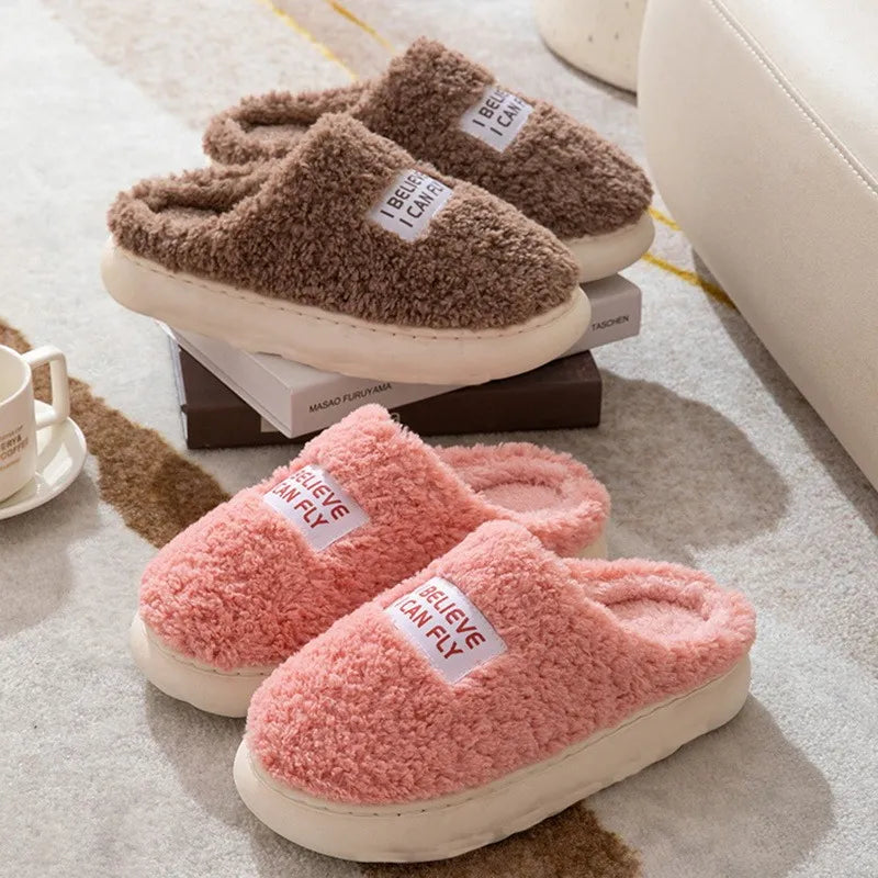 Thick and ULTRA plush slippers