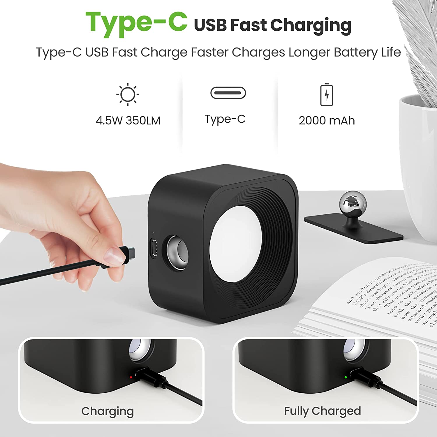Mini LED Projector 360 - Wireless and Magnetic