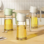 2-in-1 Glass Oil Sprayer for Cooking with Handle