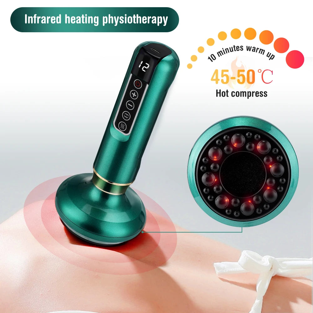 Appareil de Massage Électrique à Ventouses et Chaleur
