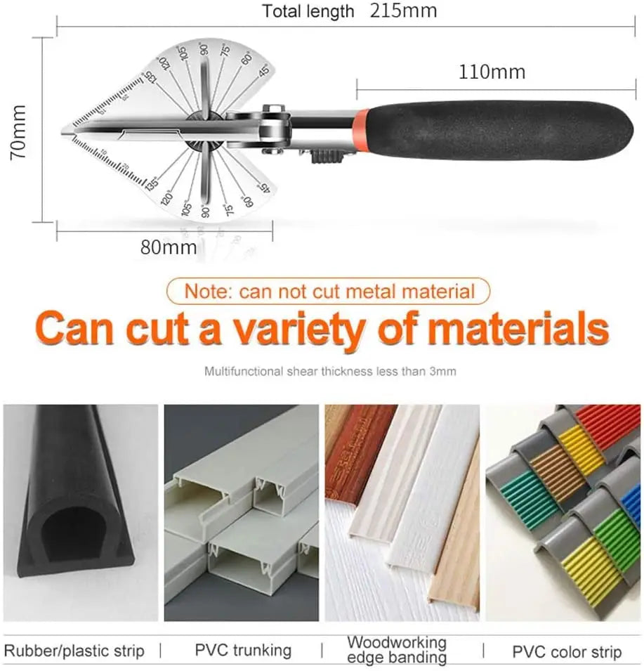 45-135° Multi-Angle Mitre Shears - 10 FREE Blades