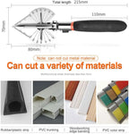 Ciseaux biseautés multi-angles de 45 à 135° - 10 Lames OFFERTES