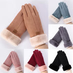 Gants Suèdes Doublés Fourrure