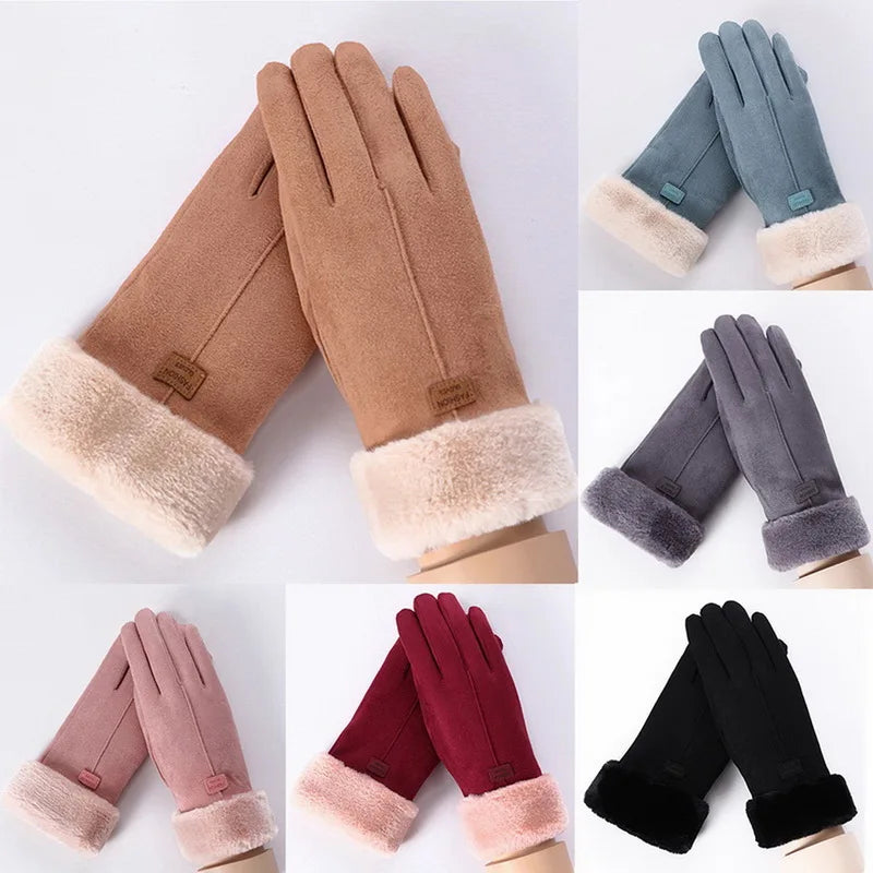 Coffret gants doublés en cuir noir femme | Bréal Coffret gants doublés en cuir noir femme | Bréal