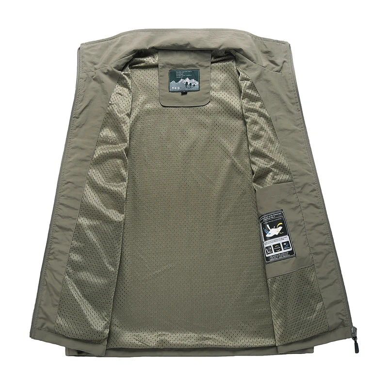 Gilet Demi Saison Léger et Multi Poches