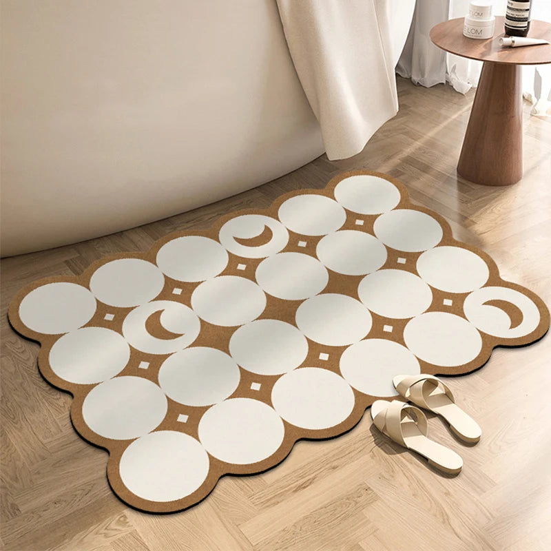 Tapis Douche Innovant - Absorption & Séchage Express