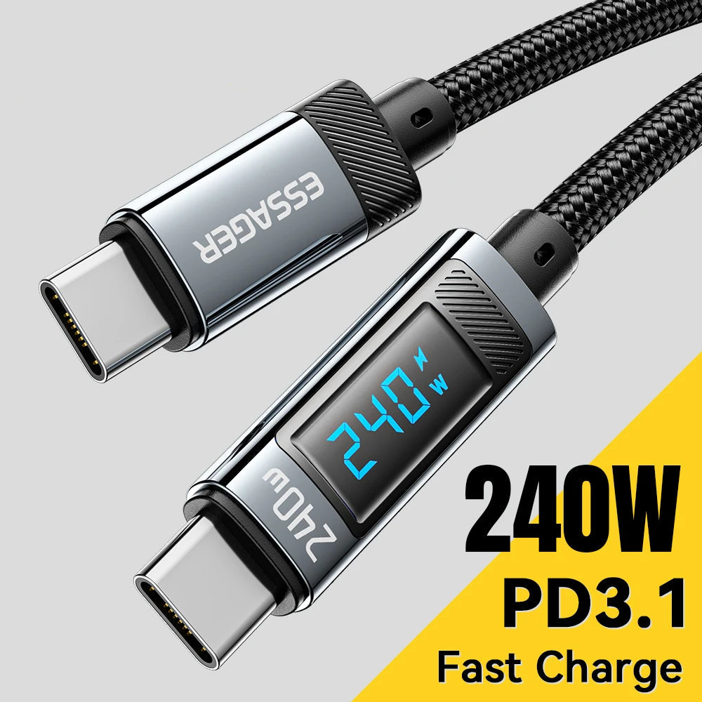 Essager 240W Ultra Powerful USB-C Cable