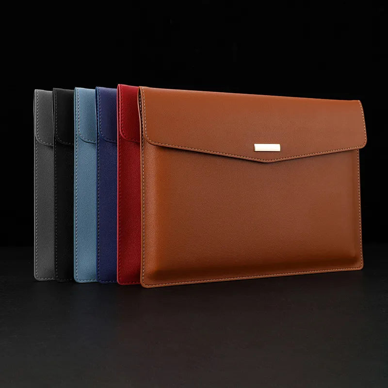 Set of 2 A4 PU Leather Pouches
