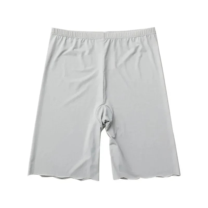 Short Anti-Frottement Femme Effet Soie Glacée – Taille Haute Sans Couture pour Robes et Jupes