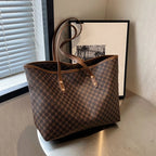 Sac à main Cabas en Cuir PU à motif Grande capacité