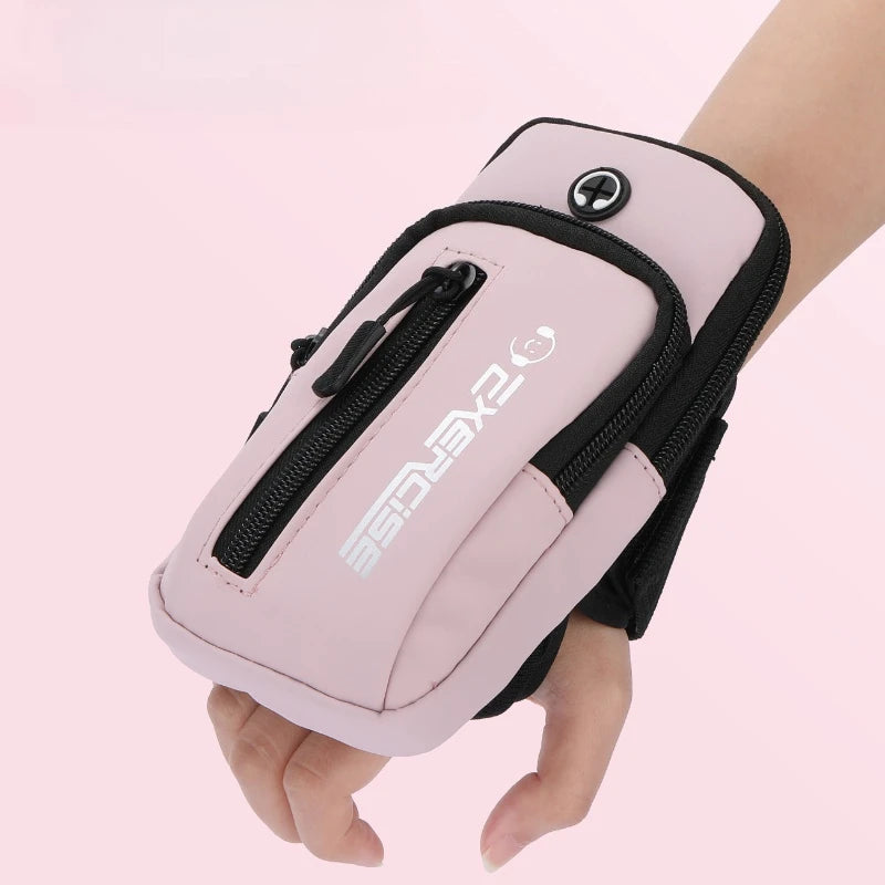 Haissky Pochette de Poignet pour Téléphone – Sac Sport Zippé pour Course, Fitness et Cyclisme, Compatible iPhone & Android