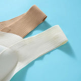 Brassière côtelée sans couture - Boutons pression avant