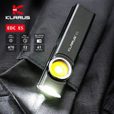 Lampe de poche Klarus E5 - 470 Lumens ULTRA SLIM 2 en 1