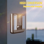 2-Pack 120° LED Solar Motion Sensor Wall Lights