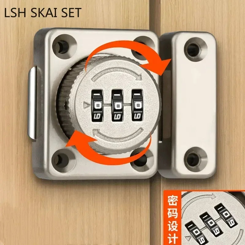 3-Digit Combination Alloy Door Lock