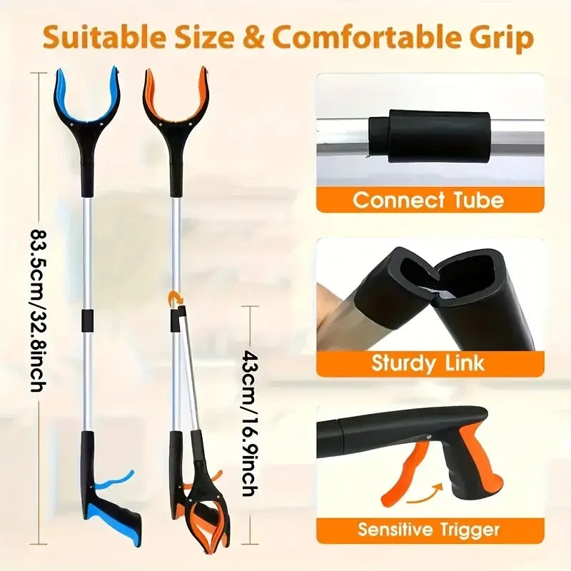 82cm Grabber Tool for Seniors – 360° Rotating