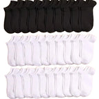 Pack 20 Pairs of Men's/Women's Socks – Absorbent & Comfortable